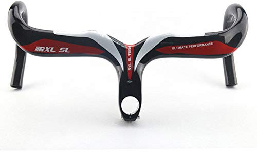 RXL SL carbon rennrad lenker 1-1/8 rot internes routing rennrad lenker drop bar 3K glänzend 440 * 120mm