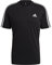 adidas Mens T-Shirt (Short Sleeve) M 3S Sj T, Black/White, GL3732, M EU