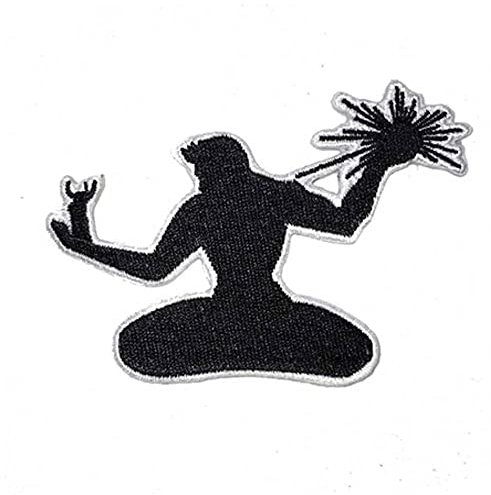 Detroit Spirit Aufnäher zum Aufbügeln oder Aufnähen, bestickt, 6,3 cm breit x 5 cm hoch