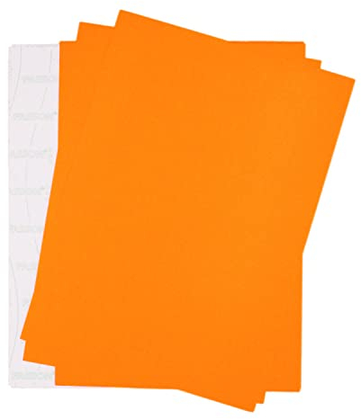 25 Beschriftungsetiketten in Neon-Orange I DIN A4 groß I Neon-Etiketten aus Papier zum Beschriften und bekleben I vielseitige universal-Aufkleber I dv1015