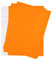 25 Beschriftungsetiketten in Neon-Orange I DIN A4 groß I Neon-Etiketten aus Papier zum Beschriften und bekleben I vielseitige universal-Aufkleber I dv1015
