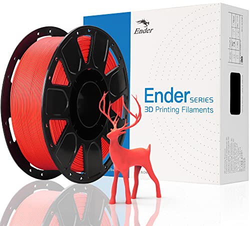 Offizielles PLA Filament 1.75mm, 3D Drucker Filament, Filament-3D-Druckmaterialien, Tolerantie: ¡À0.03mm, 1kg (2.2LBS)/Spool, Rot