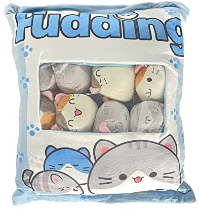 Zhongkaihua Kissen im Snackbeutel-Design, Kawaii-, Bär-, Tier-, Mini-Snack-Kissen für Teenager