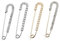 4 Stück Brosche, Broschenstifte,Sicherheitsnadel Brosche,Pullover Schal Clips Faux Kristall und Perle Broschen für Damen Mädchen Kleidung Dekoration(2 Stilen Roségold und Silber)