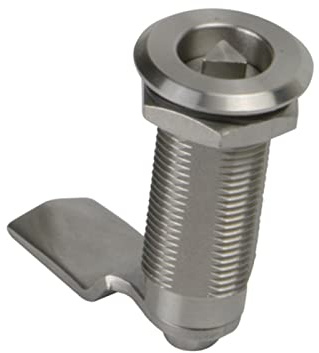 VCHEL Cerradura De Cilindro De Acero Inoxidable Extensión De Cerradura Triangular Extendida De Acero Inoxidable Cerradura De Gabinete Con Cerradura De Cuatro Ángulos,Cerradura Triangular