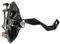 Motorrad Kotflügel Schutzblech hinten mit Nummernschildhalterung für CB650R CB650F CBR650R CBR650F Alle Jahre, PSLER Motorrad Heck Reifen Rad Kotflügel Schutz Halterung Zubehör(Schwarz)
