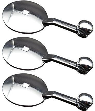 LOVIVER 3 Pack Pepper Mill Hand Crank Adjustable Coarseness Kitchen Tools Replacement Part Manual Pepper Mill Grip Handle pepper mill Crank