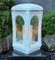 Grablampe Classico Premium Massiv Schwarz Titan Grabkerze Grabschmuck Grablaterne Grablicht Grableuchte Lampe Laterne Licht Kerze Trauer Friedhof Garten