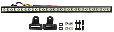 ZLXHDL RC Auto Dachlampe, 30 LED Perlen Weißes Licht, Kompatibel für 1/8 1/10 1/12 1/14 RC, Modern, Industrial, Rackmontage, Helle und klare Beleuchtung, Verbesserte Sicht in dunklen Umgebungen