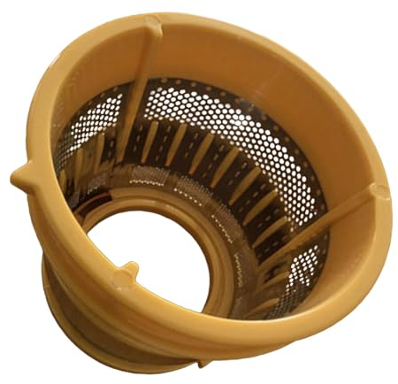 LOVIVER Juicer Screen Juicer Repairing for Juicer Machine Juice Machine Spare Parts Stainless Steel Slow Juicer, yellow coarse mesh