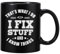 DasyFly Funny Mug for Men (I Fix Stuff) 11Oz Cup - Best Birthday Gift for Dad, Grandpa, Uncle - Cool - Unique Gift for Him