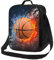 Gaakvrr Basketball Lunch Box for Boys, Insulated Durable Lunch Box with Adjustable Shoulder Strap, Portable Small Lunch Bag for Kids School/Picnic/Beach/Hiking Work