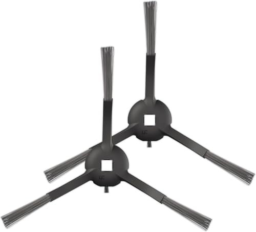 Dreame 2x Brosses latérales de remplacement pour l'aspirateur robot Dreame Mova M1, Forme hélicoïdale pour éliminer la saleté et les débris dans les coins et les bords des pièces
