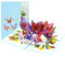 YUXIANLB Pop Up Karten „Schmetterlinge In Der Natur“ Papier Geburtstagskarten Mit 3D Schmetterlingen Blumenstrauß Für Ehefrau Mutter Freundin Dankeschön Geschenk Zum Valentinstag