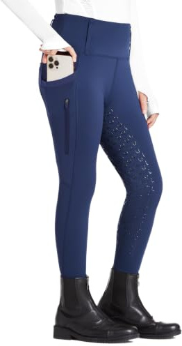 FitsT4 Sports Kids Riding Breeches Girls Riding Leggings Silicone Full Seat