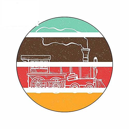 13 cm x 12,9 cm für Zug, Eisenbahn, Dampf, kreative Autoaufkleber, Graffiti-Aufkleber, lustiges Auto