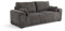 Grey 3 Seater Jumbo Cord Sofa in a Box - Grey Settee, 3 and 2 Seater Sofa Sets - BOLZANO
