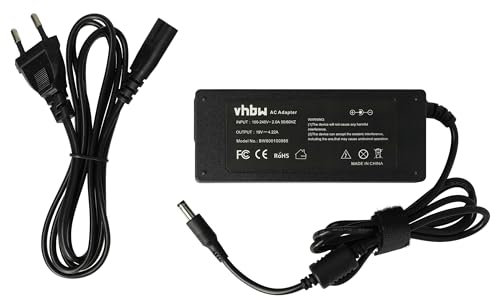 vhbw Netzteil kompatibel mit Fujitsu-Siemens Lifebook T580, S761, T4215, T4220, T5010, S781 Notebook - 200 cm, 80 W