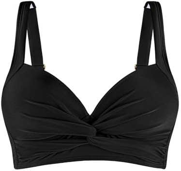 Ocean Blues Women's Molded Bikini Top Supportive Swimsuit Top Without Wire