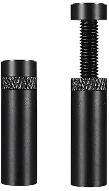 HUVZOR Graphics Card Support Bracket, Aluminum Black, 50-80mm Height Adjustable, GPU Sag Holder with Anti-Slip Base for PC Gaming Setup, Universal Holder Prevents Damage to Motherboard and PCIe Slot