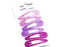 La Peach Fashions Magnifique Enfants Rose Ton sur Ton Paillette Snap Clips Cheveux Clips Barrettes à Cheveux - Multicolore, 5cm