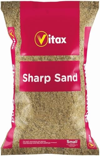 Vitax, Sharp Sand Small Ideal for screeds, renders or Concrete, Sharp Sand can Also be Used When Laying slabs or Block Paving
