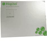 MEPITEL Silikon Netzverband 20x30 cm steril 5 Stück