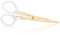 SIRMEDAL Acryl Gold Scissors for Office Home School Art Craft (6.5”)