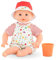 Corolle 9000100540 - Mon Premier Poupon Badebaby Calypso, Weichkörper-Badepuppe mit Becher, Schlafaugen, Vanilleduft, abnehmbare Kleider, 30cm, ab 18 Monaten geeignet, Behält den Daumen im Mund