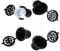 4pcs Filtre à café réutilisable Capsule de café pour Nespresso Capsule Pod Machines à café Rechargeables