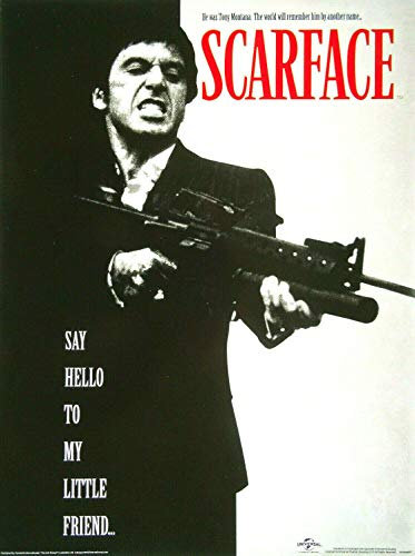 SCARFACE KUNSTDRUCK ART PRINT SAY HELLO TO MY LITTLE FRIEND POSTER