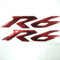Red 3D Logo Emblem Aufkleber Polish Gloss Raise Up kompatibel mit Yamaha YZF R6