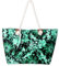 DonDon Strandtasche mit Reißverschluss, Große Strandtasche XXL, Shopper Tasche Damen - Praktische Beach bag Umhängetasche Damen Badetasche für Strand und Meer - Hippie Style