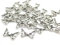 beadsvision 30 Engelsflügel Flügel 18mm Spacer Glücksbringer Schutzengel Metall Zwischenperle zum auffädeln Zwischenperlen (antiksilber #S288)