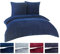 BaSaTex Winter Plüsch Bettwäsche Set | 200x220 cm Deckenbezug + 2X 80x80 cm Kissenbezug | Cashmere-Touch Coral Fleece,Rip-Cord“ | Reißverschluss | Blau