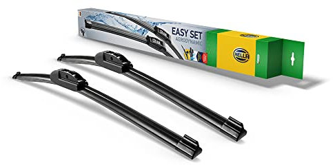 HELLA Easy Set Upgrade Scheibenwischer - SetUP5348 - Flachblatt-Wischer - für Linkslenker - 525/475mm - 21/19 - vorne - Menge: 2 - 9XW 358 164-221
