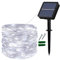 Lezonic Solar Fairy Lights, 12M/40Ft 120LED Copper Wire String Lights, Solar Garden Lights with 8 Modes for Indoor/Outdoor, Patio, Gate, Yard, Fence, Gazebo, Wedding, Party Decoration (Cool White)
