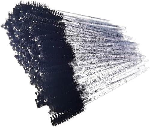 ZHIYE 50 pcs Eyelash Mascara Brushes, Wands Applicator Eyebrow Brush Makeup Kit, Eyebrow Castor Oil Brush Makeup Tool