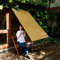 Sonnensegel für Gartenpavillon Sunset Deluxe 1.7X1.7M 99% Schattentuch Mit Ösen Wasserdicht Sonnensegel quadratisch wasserabweisend Mit Spannseilen Für Garten Terrasse Camping, Creme Farben