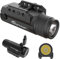 CRONHAWK Pistol Flashlight Rechargeable 700 Lumen Rail Mounted Tactical Flashlight Compact Weapon Light for Gun Light fits Picatinny