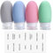 Opret 4 Stück Silikon Reiseflaschen Set, 60ml Auslaufsicher Nachfüllbare Portable Reise Container für Shampoo Creme Spülung, BPA-frei und TSA-geprüft