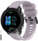 Miimall Bracelet en Silicone pour Garmin Forerunner 955, 22mm Sport Bracelet pour Garmin Forerunner 955/945/935/Fenix 7/Fenix 6/Fenix 5/Approach S60/Descent G1 (Pale Violet)