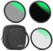 Neewer 52mm 4-in-1 Magnetic Lens Filter Kit, Includes Neutral Density ND1000+MCUV+CPL+Adapter Ring with 42-Layer Coating/Ultra Slim/Waterproof/Scratch Resistant HD Optical Glass&Water-Resistant Pouch
