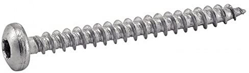 100 X Rundkopf Spanplattenschrauben mit verstärktem Kopf 4.5 x 55