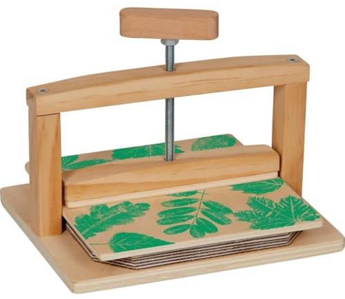 Die Spiegelburg - Bausatz Blumenpresse - Nature Zoom - 18392, Blütenpresse für Mädchen und Jungen, hochwertiges Geschenk Set aus Holz zum selbst Zusammenbauen