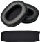 JHZZWJ Ersatz Ohrpolster&Kopfband-Abdeckung für Durchmesser ATH M50x / M50 / M50xBT / M50RD / Audio Technica M40X /M30x /M20x /MSR7 Monitor/ATH-ANC9 Ohrpolster aus Kunst Leder