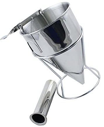DOITOOL Funnel Cookie Dough Dispenser Cake Dispenser Stirring Separator Pastry Mixer and Dispenser Pancake Pourer Pancake Maker Cake Decorating Tool Paper Cup Stainless Steel Biscuit