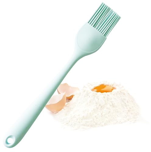 ScrapCooking - Pinceau de Pâtisserie en Silicone - 27,2 x 4,4 cm - Résiste Hautes Températures & Ne Raye Pas - Pinceau Cuisine Alimentaire - Vert d’Eau - 5281