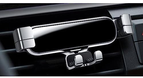 MOOWI Autotelefonhalter für Kia Ceed SW, Proceed, GT Line 2000-2023 2024 mit passender Lüftungssteckdose, Smartphones, Entlüftung, Drehbar, Kunststoff, Metall