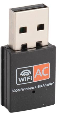 Adaptador WiFi USB, AC600 USB WiFi Dongle 2.4G 5G Adaptador de Red Inalámbrico de Doble Banda para PC Nano Soporte 802.11ac para